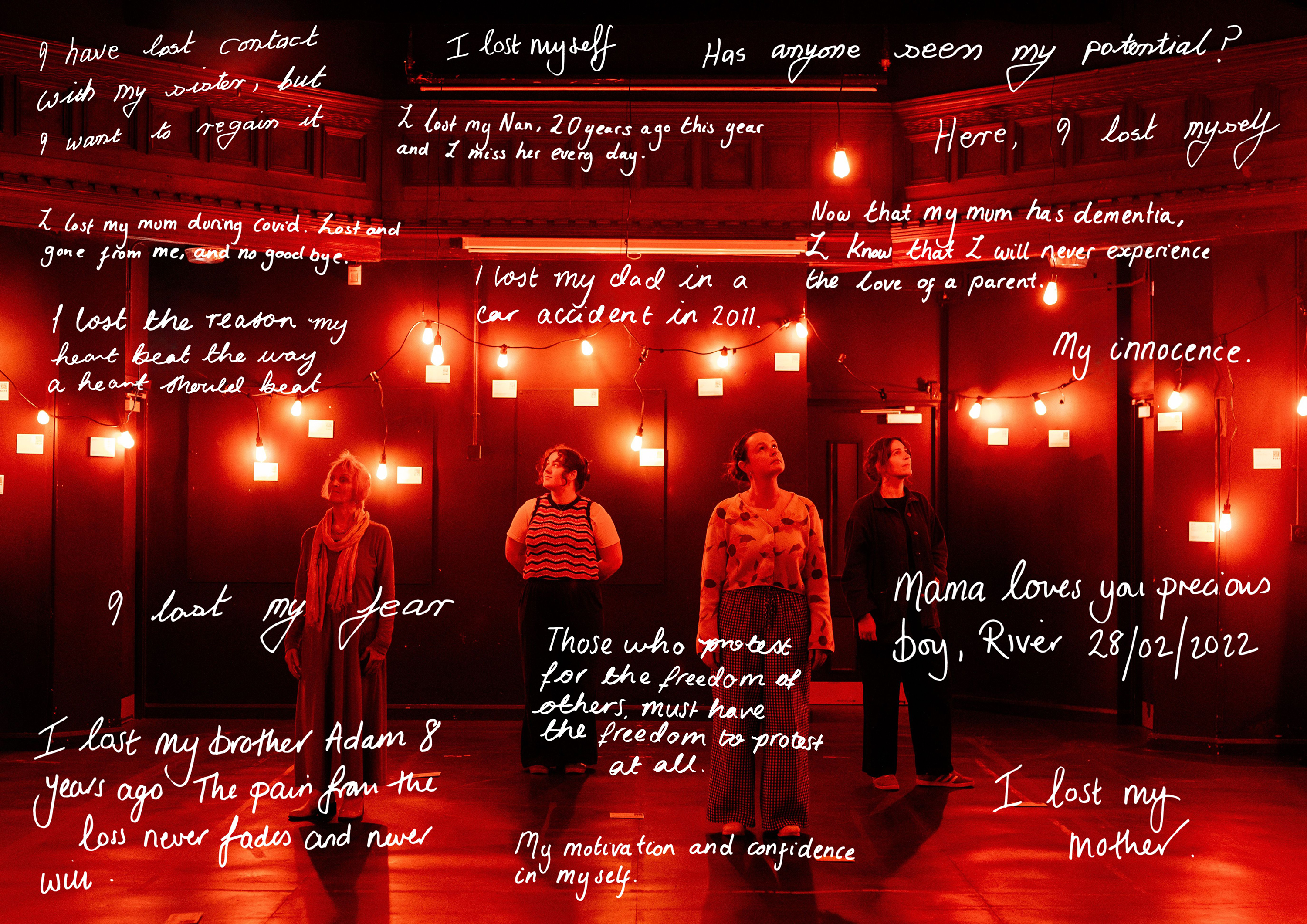 Image by Emma Case featuring 'By The Light of Our Losses' with idontloveyouanymore, Light Up Lancaster, and The Dukes, Lancaster.